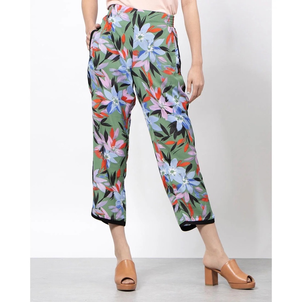 Guess Izzy printed floral trousers jogger size S